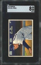 1951 Bowman #196 Bill Pierce - SGC 8 picture