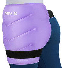 REVIX Extra Large Hip Ice Pack Wrap with Straps, Reusable Gel Pack Flexible picture