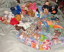 49 Ty Beanie Babies Plush Mixed Lot w/ McDonald’s Teenie Beanies, 1999 Vintage picture