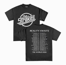 The Strokes Reality Awaits Tour 2026 Concert T-Shirt picture