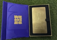 Exclusive FIFA World Cup 2026 Golden Stand Plaque Rare Collectors Item  (NEW) picture