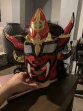 JUSHIN Thunder LIGER Signed Semi-pro MASK W/proof WRESTLING LUCHADOR Autographed picture