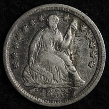 1853-O Seated Liberty Half Dime XF E847 WGMN picture