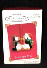 HALLMARK KEEPSAKE ORNAMENT 2003 JUST FOR YOU QXC4567 CLUB EXCLUSIVE NEW picture