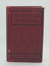 The Class Struggle (Erfurt Program) by Karl Kautsky Hard Cover Antique picture