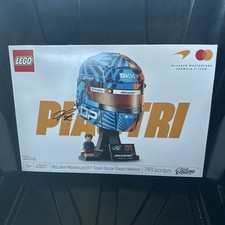 Lego McLaren Mastercard Oscar Piastri Helmet Set 43017 Brand New In Box. picture