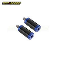 Highway Peg Carbon Fiber Slider Ends For Harley 1 1/4