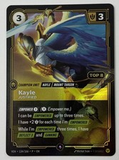 Riftbound (Kayle, Justified) Top 8 Skirmish Promo NM #134/166 picture