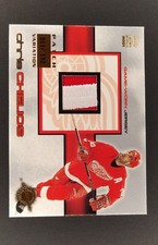 2000-01 Pacific Crown Royale - Game-Worn Jerseys Chris Chelios #13 Patch /192... picture