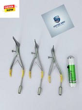 Cottle Nasal Speculum 55,65,75 mm With Fiber Optic Light Guide 4 PCs Set picture