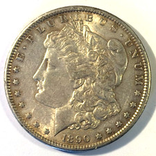1890s Morgan Silver Dollars XF-AU,  picture