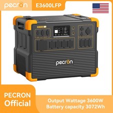 PECRON e3600lfp Portable Power Station 3072Wh 3600W Home Backup Generator picture