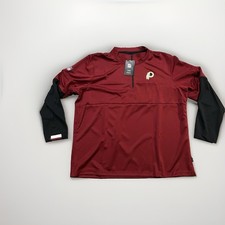 Nike Washington Redskins 1/4 Zip Dri Fit Sweatshirt Men’s Size XXL On Field NWT  picture