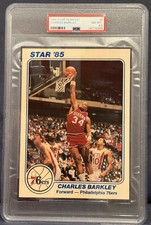 1985 Star Team 5x7 #8 Charles Barkley PSA 8.5 Rookie Card 76ers Legend picture