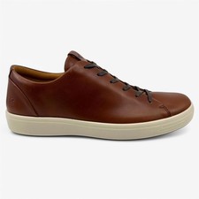 ECCO Soft 7 Cognac Mens Casual Sneaker picture