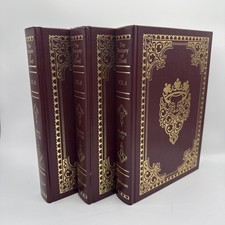 The Treasury of David by C.H. Spurgeon 3 Volume Set Psalms Leather Gilded Cover picture