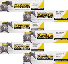 Equine Wormer Paste 6 Tubes Durvet Duramectin picture