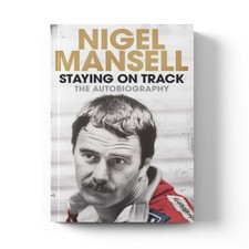 Staying on Track The Autobiography Signed Nigel Mansell picture