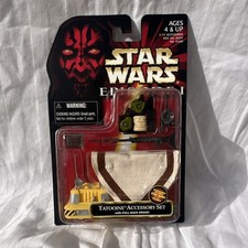 Vintage Hasbro Star Wars Episode I Tatooine Accessory Set - 1998 picture