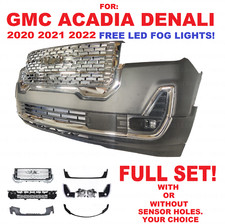 For 2020 2021 2022 GMC ACADIA Front Bumper Body Kit Set With Grille Fog Lights picture