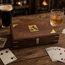 Colt Python 4in Presentation Case Box. Handmade, Velvet Lined, Brass Design 09 picture