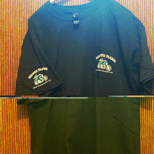 Beefy-T Men's XL Black Cotton Jersey Graphic Pocket Crew Neck T-Shirt picture