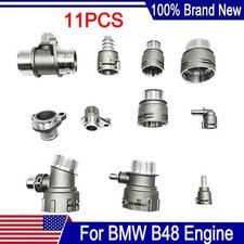 NEW 11PCS Aluminum Coolant Water Radiator Hose Connectors For BMW B48 Engine US picture