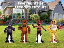Five nights at freddy’s cutouts | fnaf birthday party decorations | freddy picture