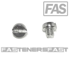 (50) M4-0.7 x4 Stainless Steel Slotted Cheese Head Machine Screw DIN84 A2 M4x4 picture