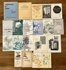 19 Vtg US Dept Agriculture & Farmers Bulletin Home Garden Pamphlets 1940s-70s picture