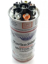 AMRAD Turbo 200X Universal Motor RUN Capacitor 440/370 VAC 5.0mfd - 97.5mfd #H94 picture