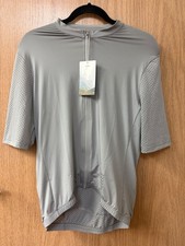 YKYWBIKE Men’s Cycling Jersey Short Sleeve Full Zip Gray Size L US/EU XL Asia picture