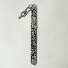Chrome Hearts Ball Point Pen Sterling Silver Dagger Cap Classic Style Heavy Pen picture
