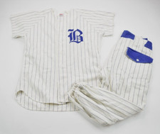 Vintage Wilson Mens Large Baseball Jersey Pants White Blue Pinstripe #15 50s 60s picture