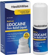 4% Lidocaine Roll-on | Otc Strength | Pain Relief Liquid | 2.5 Oz. 73 Ml | Non-g picture
