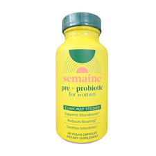 Semaine Super Powered Prebiotic + Probiotic for Women 60 Capsules, NEW picture