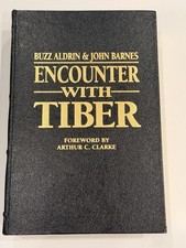 Buzz Aldrin Signed Encounter With Tiber Leather 1st Print #1448/1500 COA picture