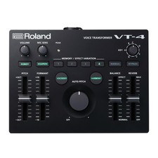 Roland VT-4 Compact 5 Hour Battery Life MIDI Control Vocal Transformer Black picture