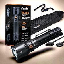 Fenix TK26R Tactical LED Flashlight - 1500 Lumens - USB Rechargeable - Brand New picture