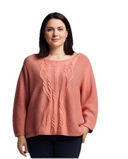 Dressbarn Women's Pink Metallic Sweater Size 2XL NWT picture