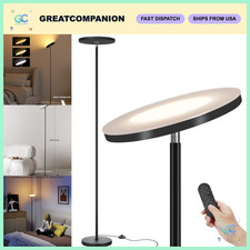 Modern LED Floor Lamp for Living Room - Torchiere Style with Remote Control picture