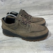 ECCO Track 25 Low Boot GORE-TEX Khaki Brown Leather Walking Shoes EU 42- 8-8.5 picture
