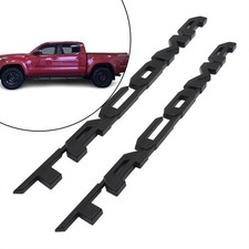 2Pcs For Tacoma 2016-24 Matte Black Door Side Emblem Left Right Nameplate Badges picture