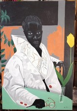 Kerry James Marshall oil painting  picture