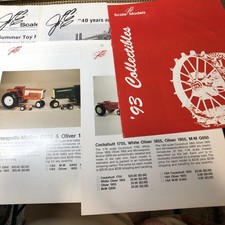 Vtg Ertl Scale Models Die Cast Replicas Collectibles Toy Tractor Catalog 5 Total picture