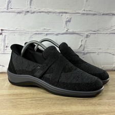 Orthofeet Amalya Black Slip On Comfort Shoes Women's 8.5 B Walking Orthopedic picture