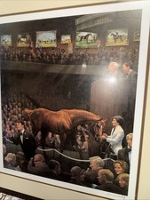 Saratoga Horse Racing Print  1982 Cortez picture