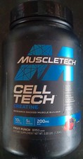 MuscleTech Cell-Tech Creatine Powder Fruit Punch 3 lb (1.36 kg) Exp 04/27/B picture