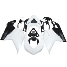 Injection White Black Bodywork For 2007-2012 Ducati 1098 848 1198 Fairing Kit picture