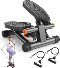 Mini Stair Stepper Exercise Machine 300LBS Capacity Hydraulic Stepper with Bands picture